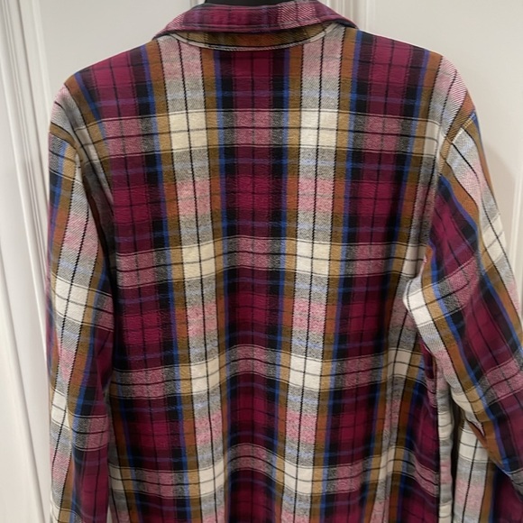 Fields & Streams quilted heavyweight button down flannel sz large - Picture 5 of 12